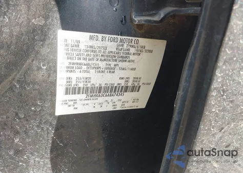 2010 Ford Flex Limited from USA, damaged, VIN 2FMHK6DC6ABA74345